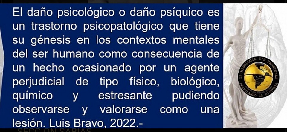 Que es el daño psicológico o daño psíquico ?